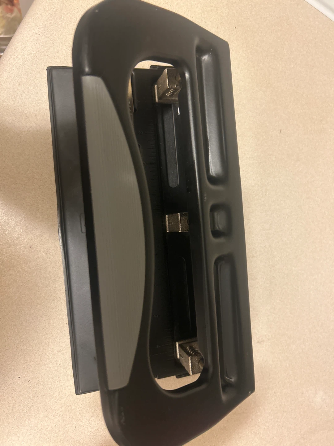 Black 2-Hole Punch with Handle - photo 3