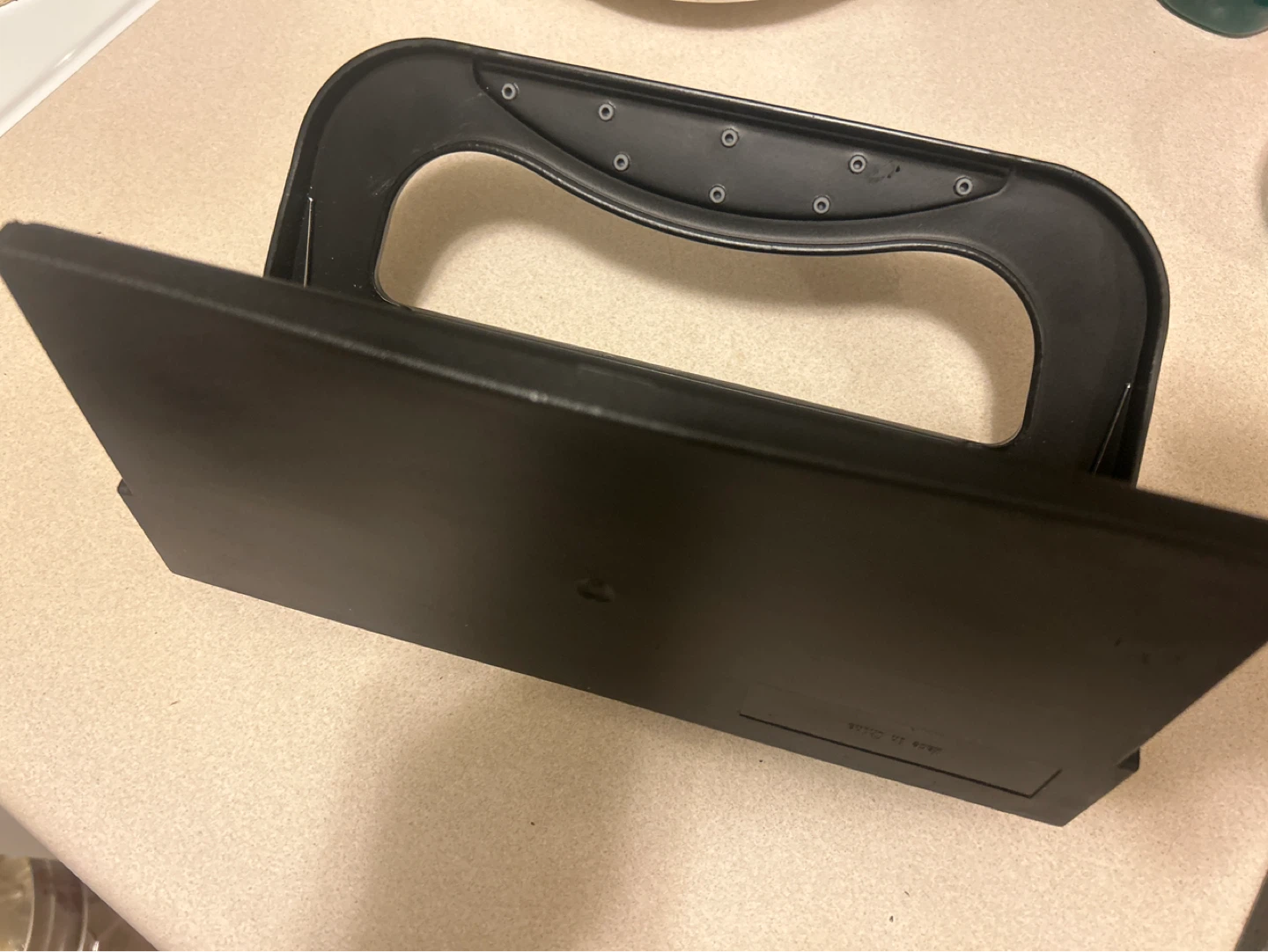 Black 2-Hole Punch with Handle - photo 4