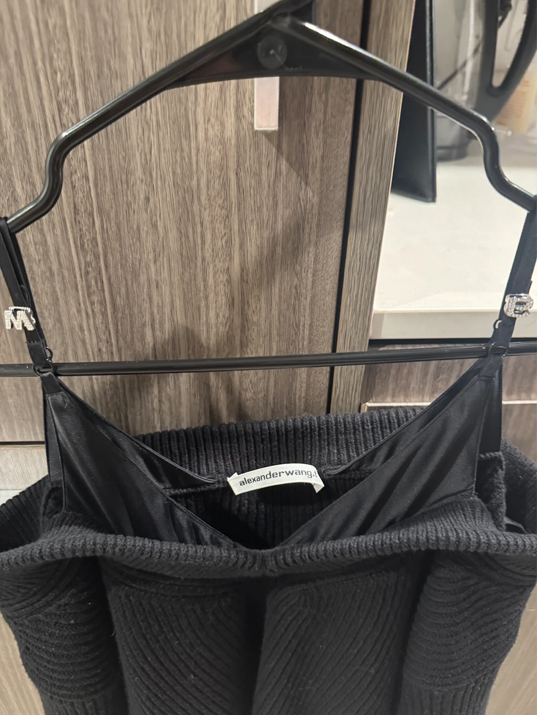 Alexander Wang Black Ribbed Off-the-Shoulder Sweater - photo 3
