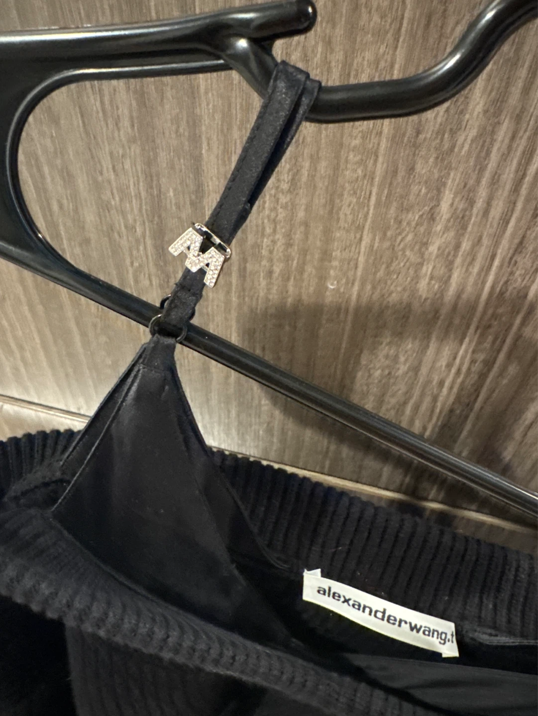 Alexander Wang Black Ribbed Off-the-Shoulder Sweater - photo 2