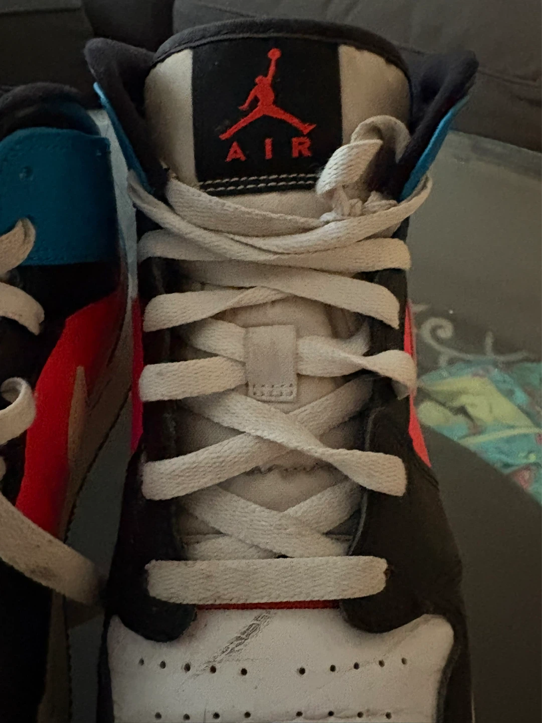 Nike Air Jordan 1 Mid SE 'Syracuse' Sneakers - photo 4