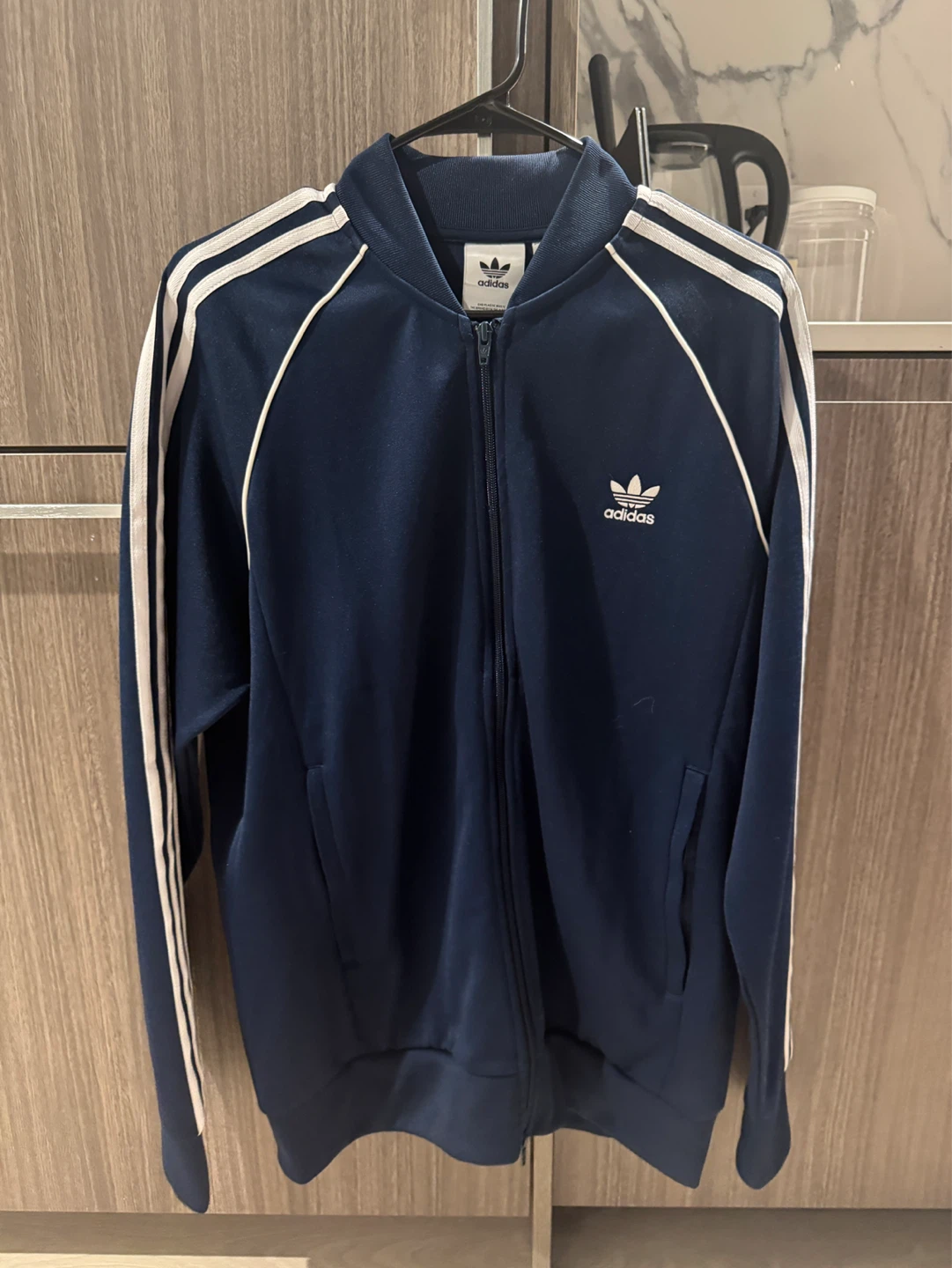 Adidas Track Jacket - Navy Blue