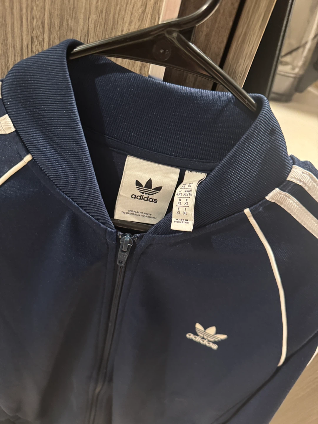 Adidas Track Jacket - Navy Blue - photo 3