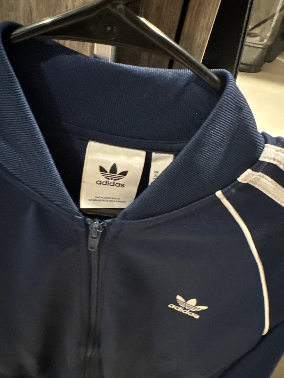 Adidas Track Jacket - Navy Blue - photo 2