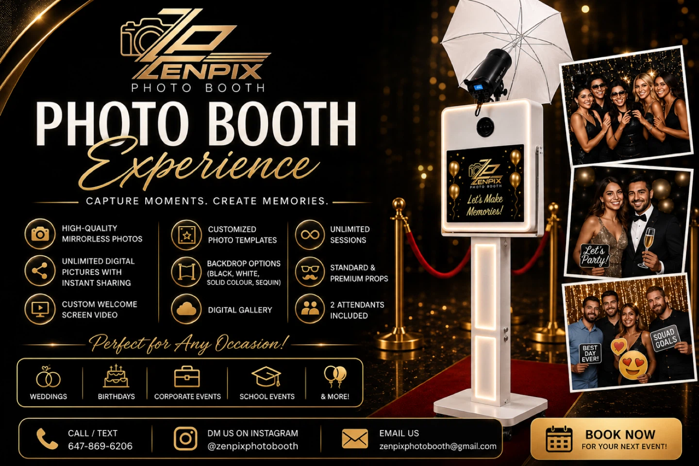 Zenpix Photo Booth Rental