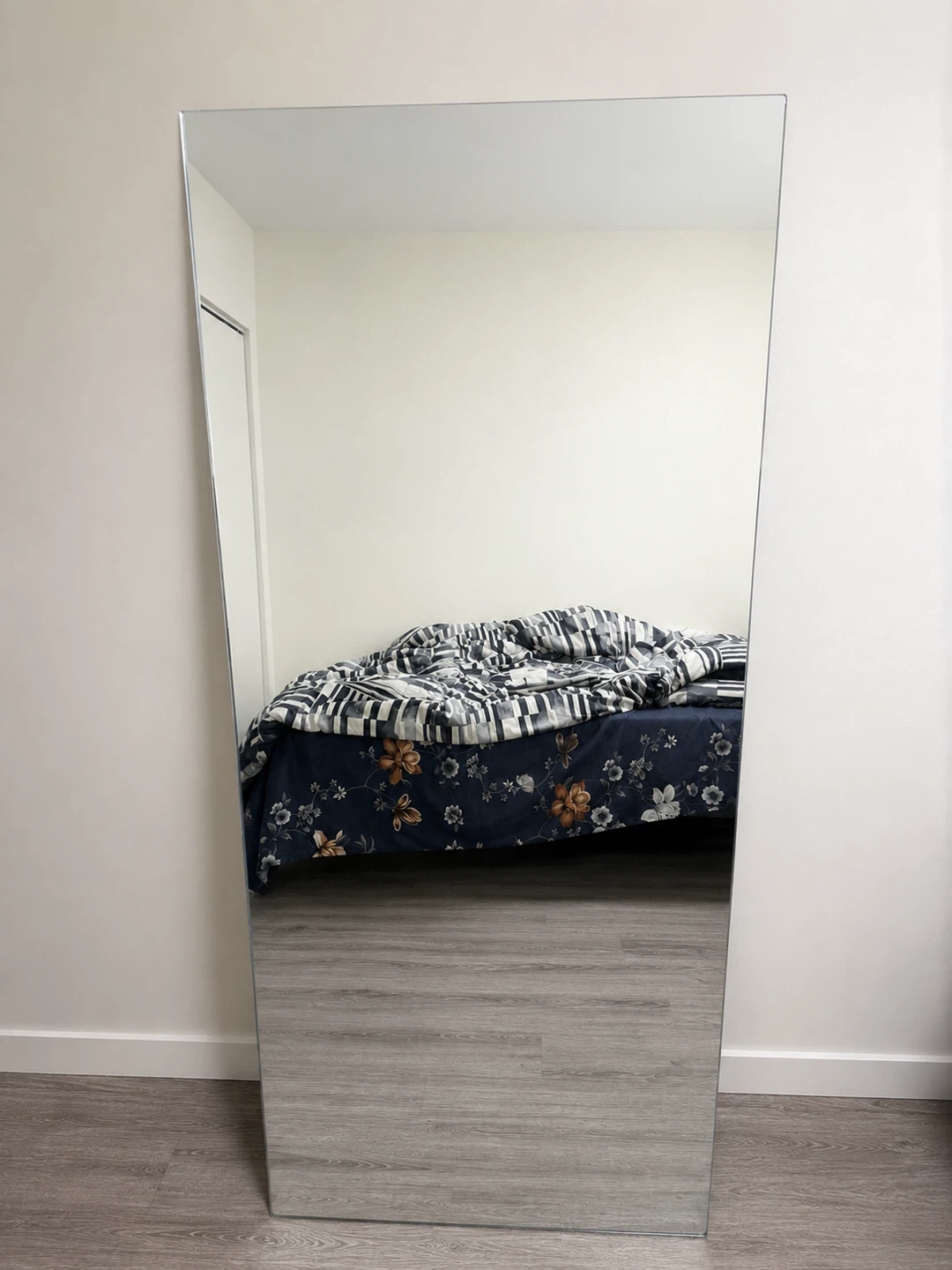 Large Full Length Frameless Mirror - 68" x 28" - photo 2