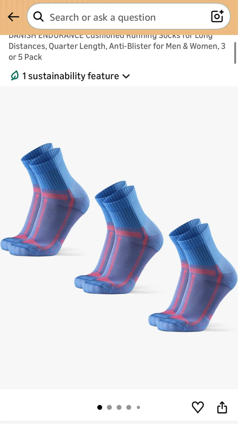 DANISH ENDURANCE Cushion Socks - Size Small - Blue