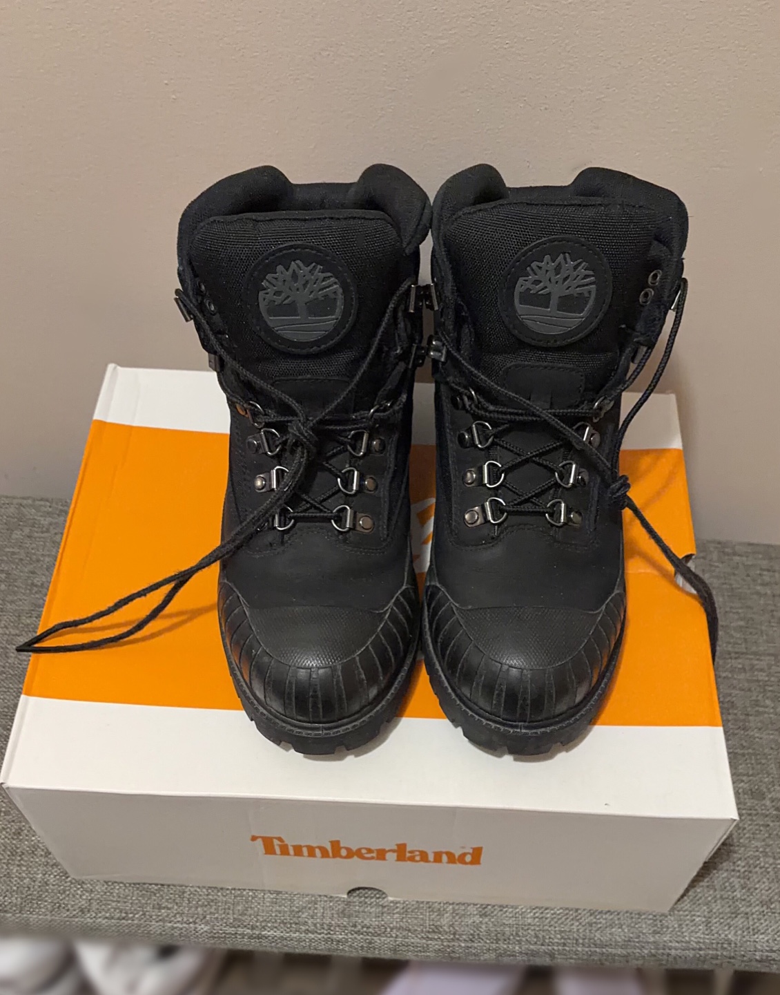Timberland Heritage Waterproof Rubber-Toe Boots Black Nubuck - photo 2