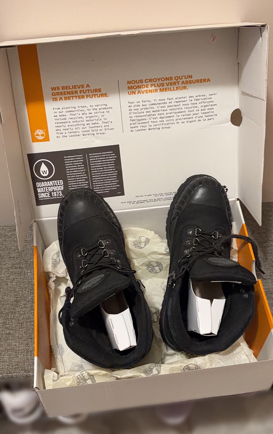 Timberland Heritage Waterproof Rubber-Toe Boots Black Nubuck - photo 4