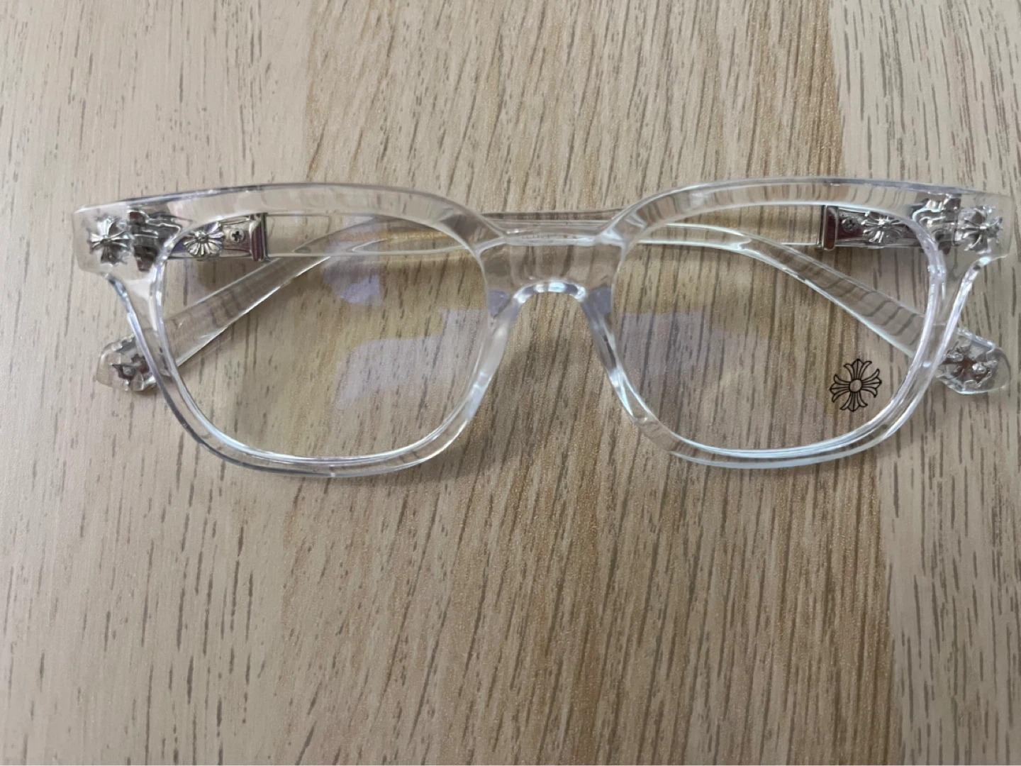 ‼️REP‼️Chrome Hearts Clear Blue light Glasses