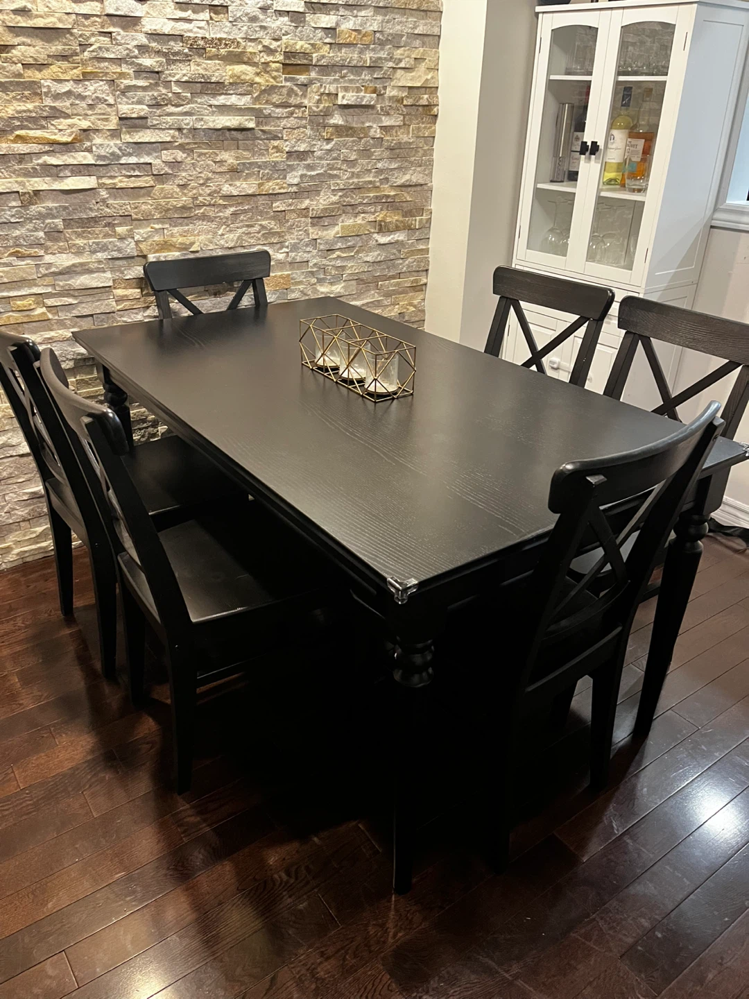 Ikea Black Dining Table - photo 3