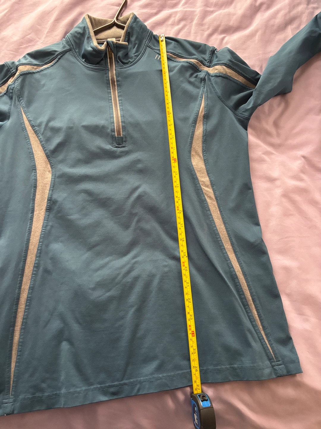 Teal1/4 Zip Pullover