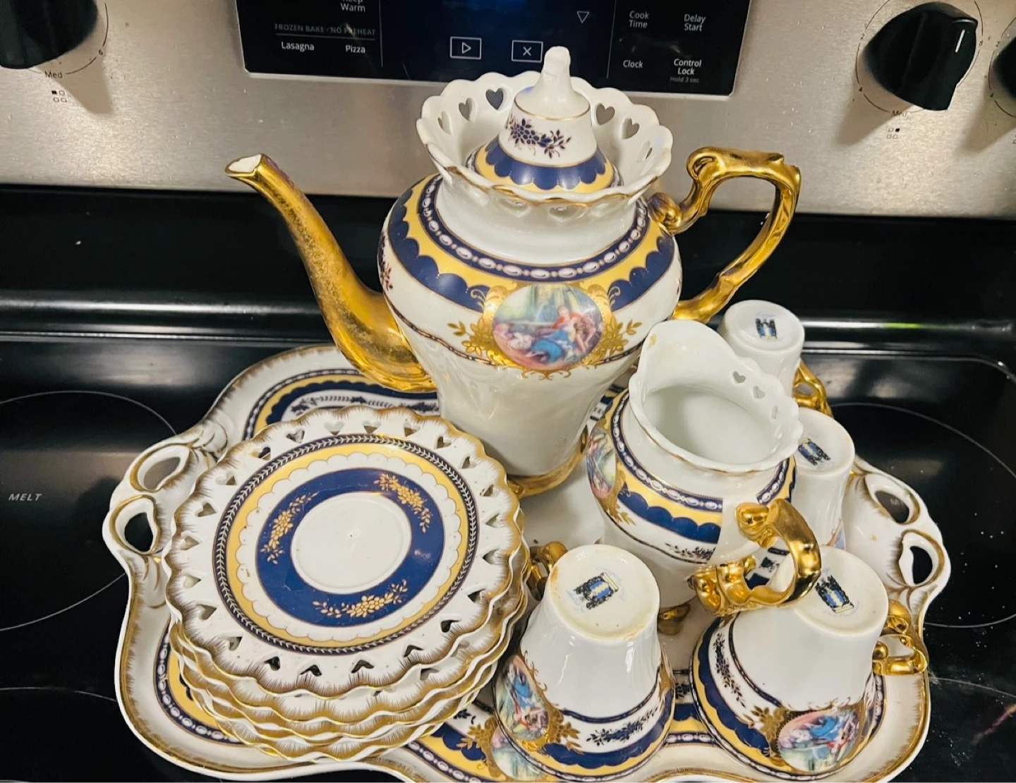 L’image Fine Porcaline Tea Set - photo 2