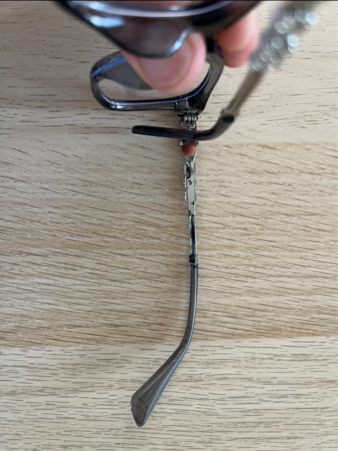 ‼️REP‼️Chrome Hearts clear black blue light glasses - photo 3