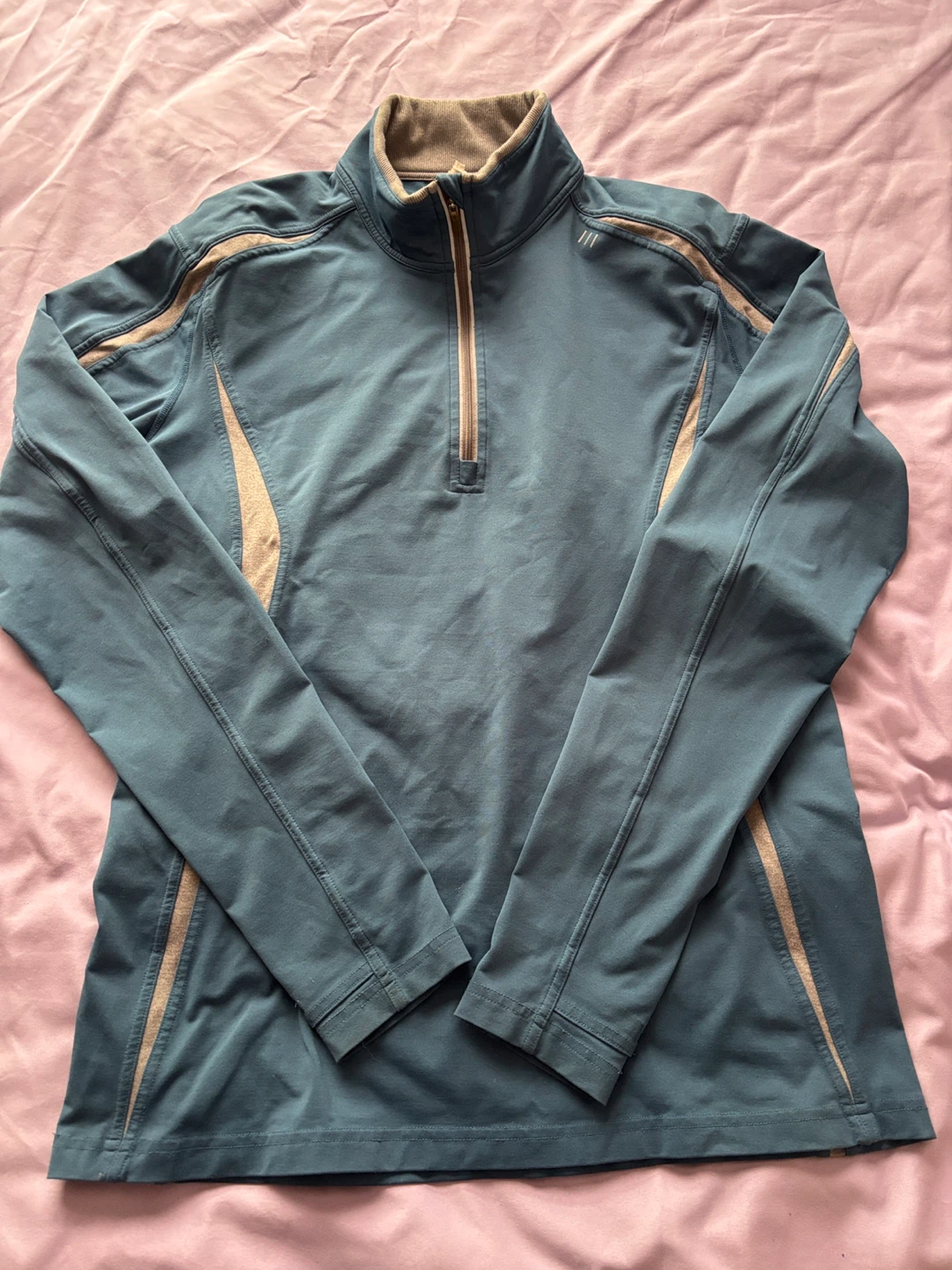 Teal1/4 Zip Pullover - photo 3