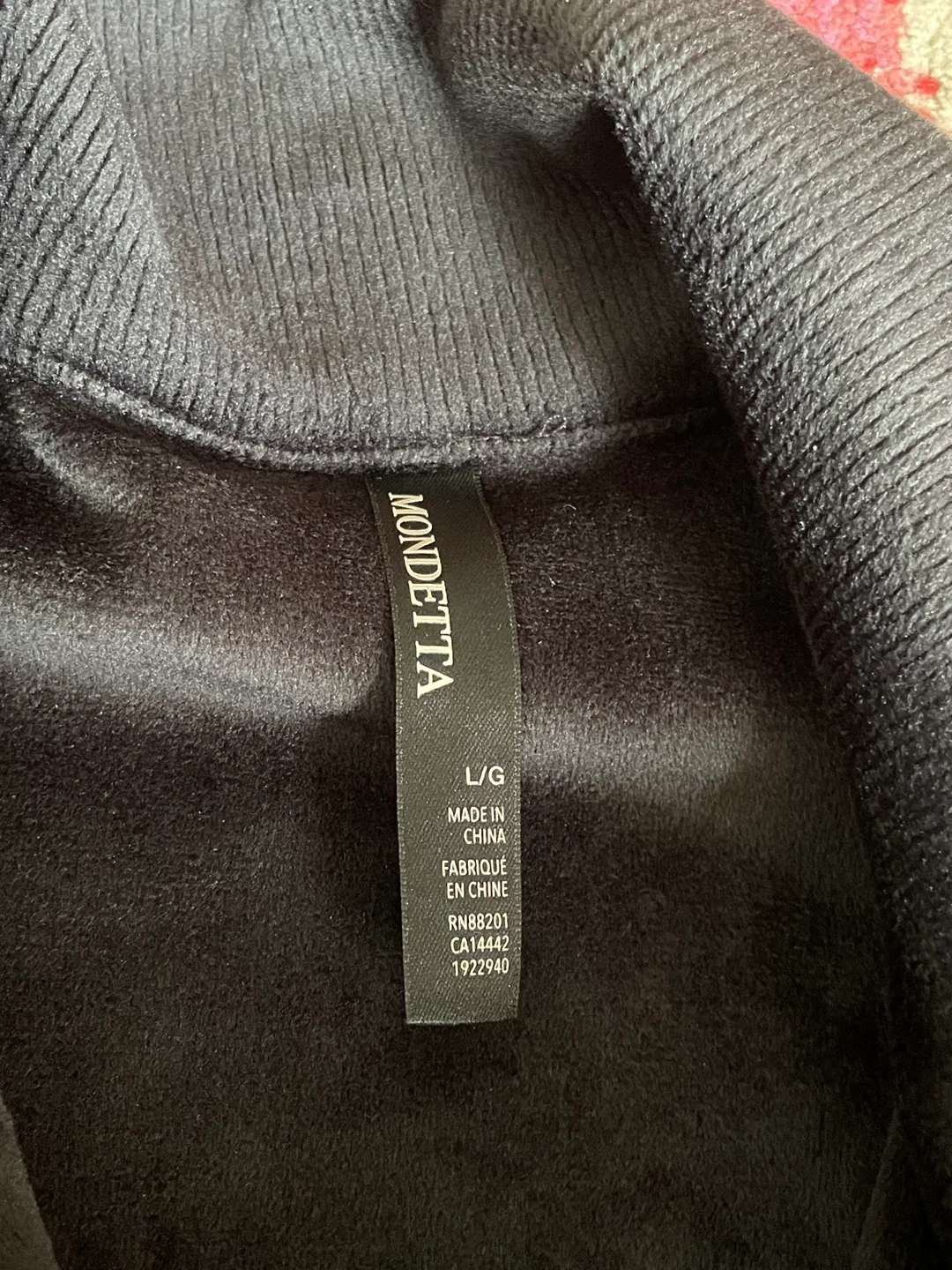 Mondetta Black Corduroy L/G - photo 2