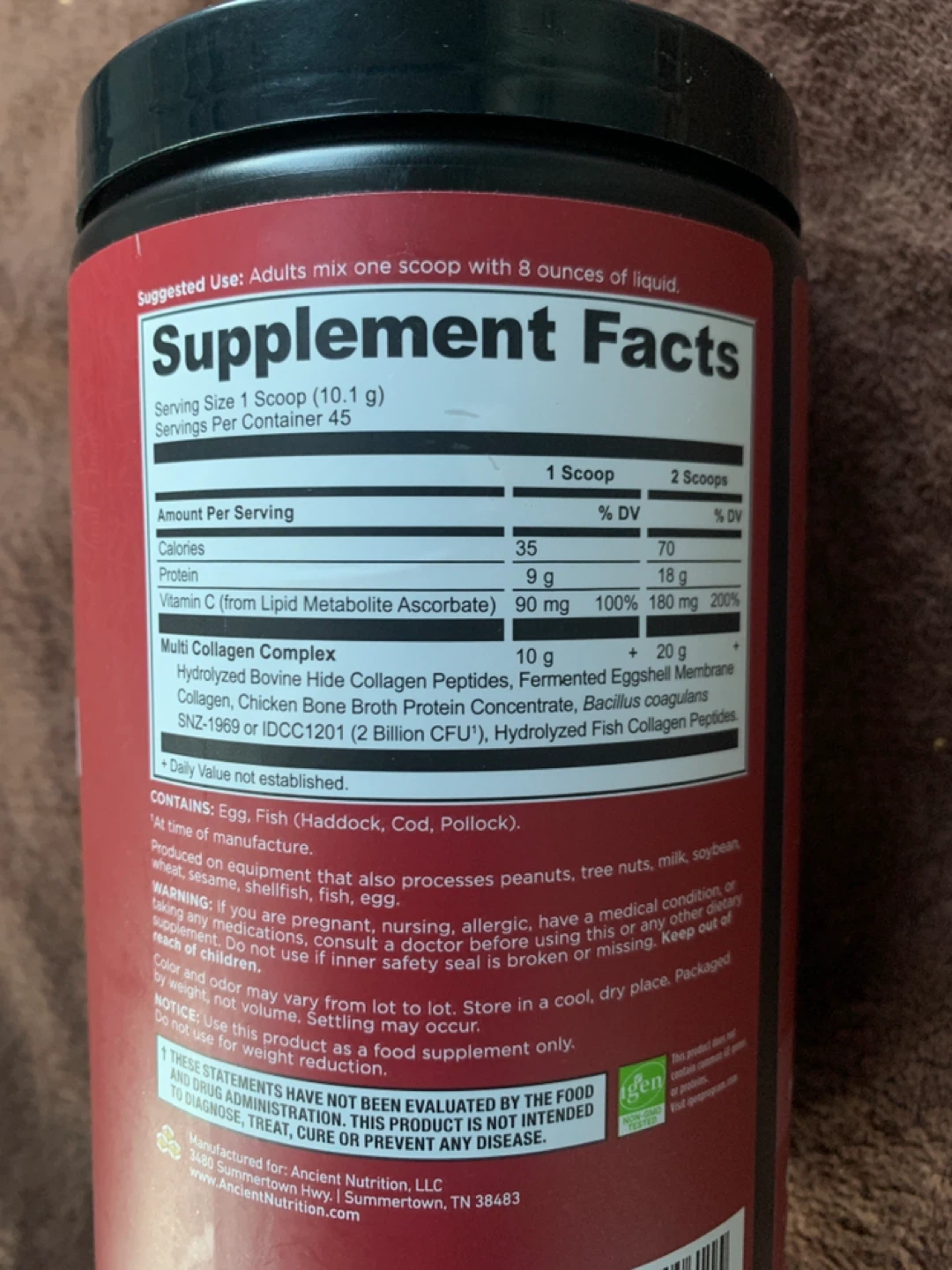 Acient Nutrition Multi Collagen Protein - photo 2