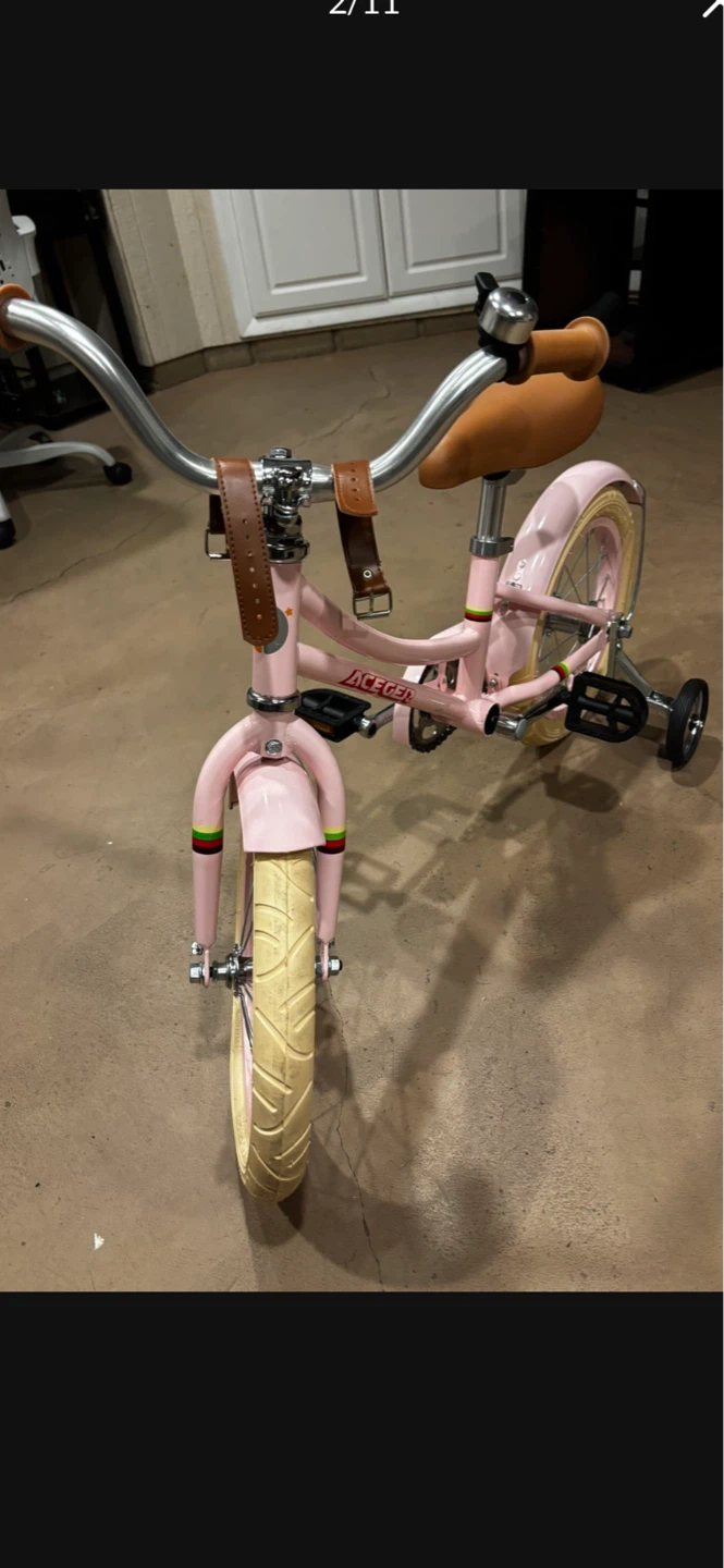 Girls Bicycle With Training Wheels - photo 2