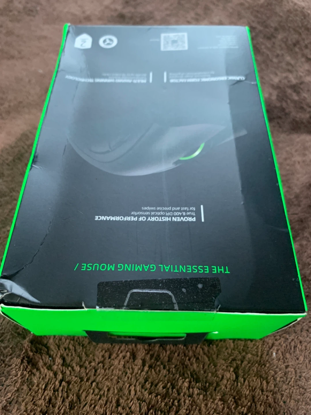 Sealed Razer Deathadder Essential Gaming Mouse, Black - photo 2