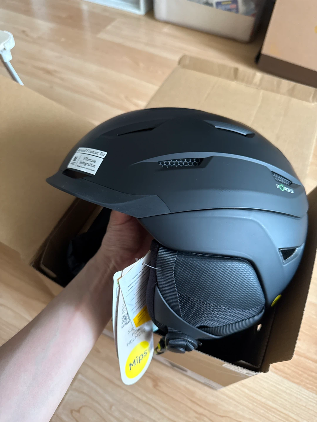 Bran new Smith Level MIPS Ski Helmet - Matte Black - Size M - photo 4