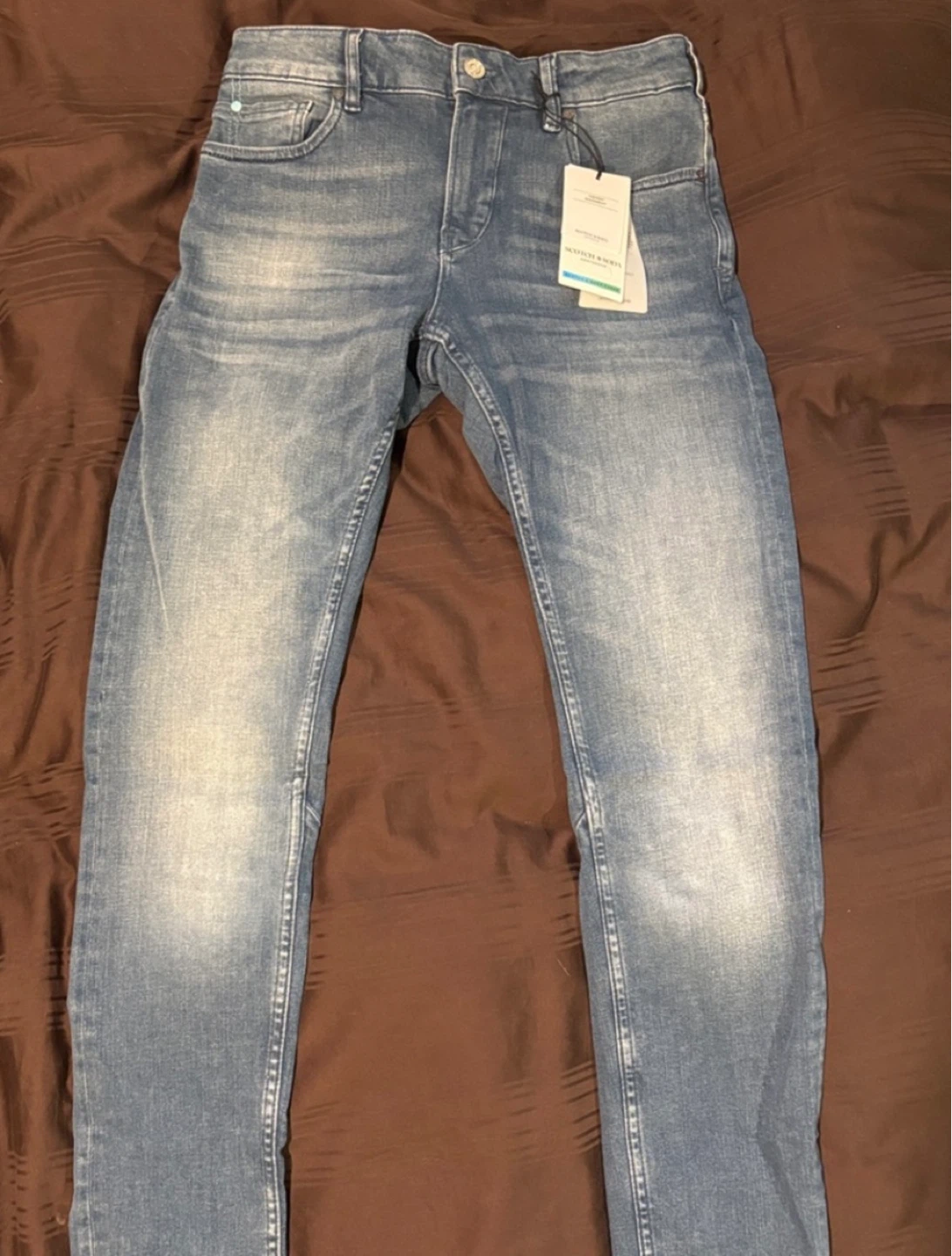 Jeans Scotch & Soda Skinny Fit Skim 28/32 Bleus - photo 4