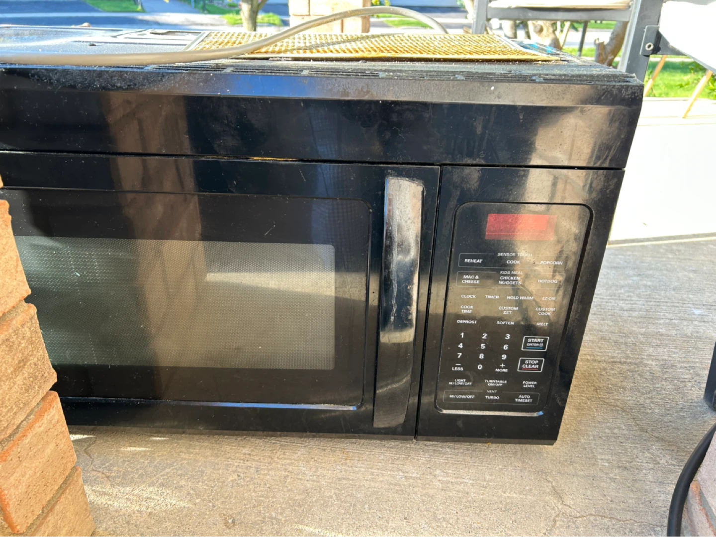 Black Microwave Oven