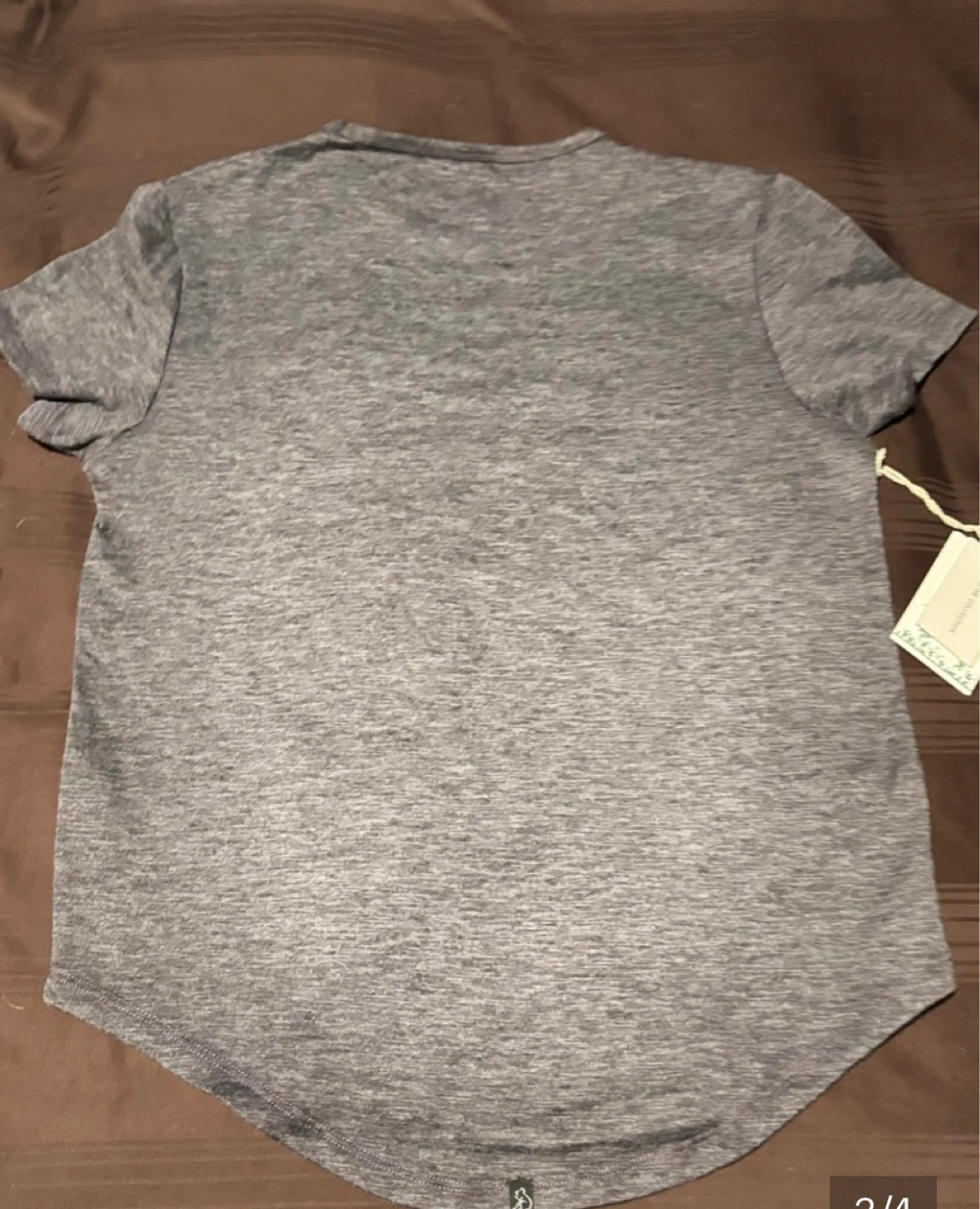 T-shirt Gris Homme - photo 2