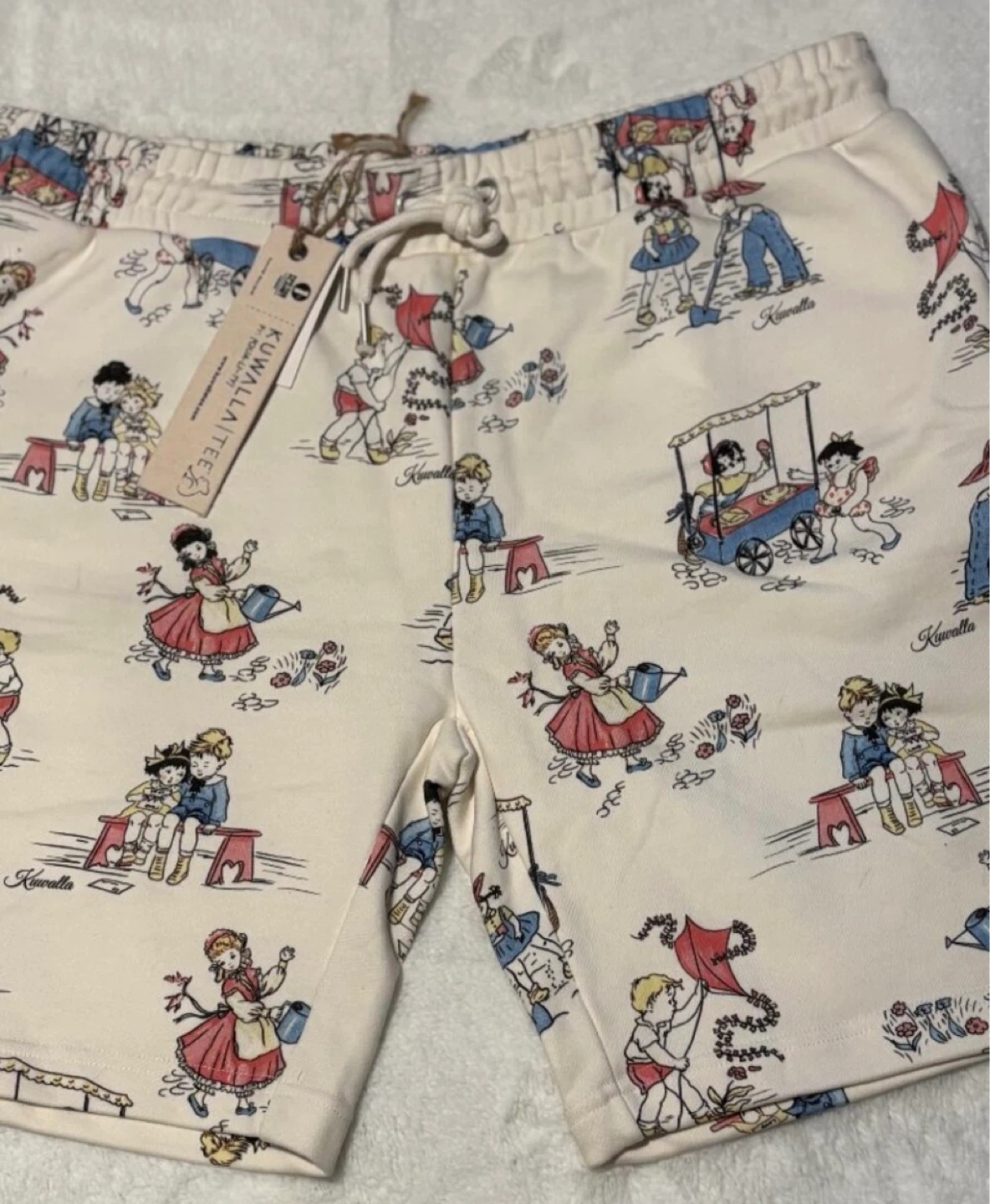Kuwalletee Shorts à imprimé enfantin