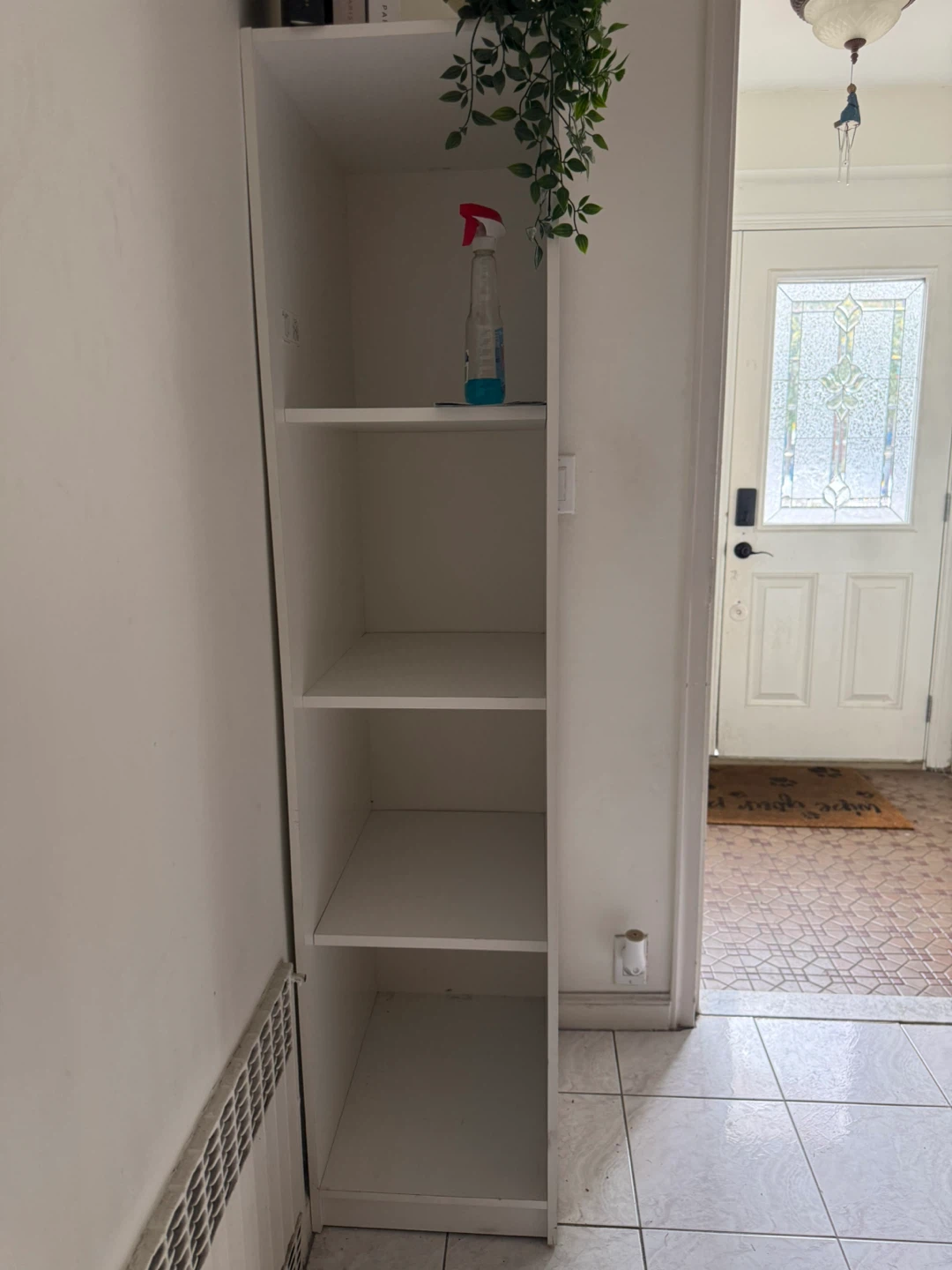White 4-Shelf Bookshelf/ storage