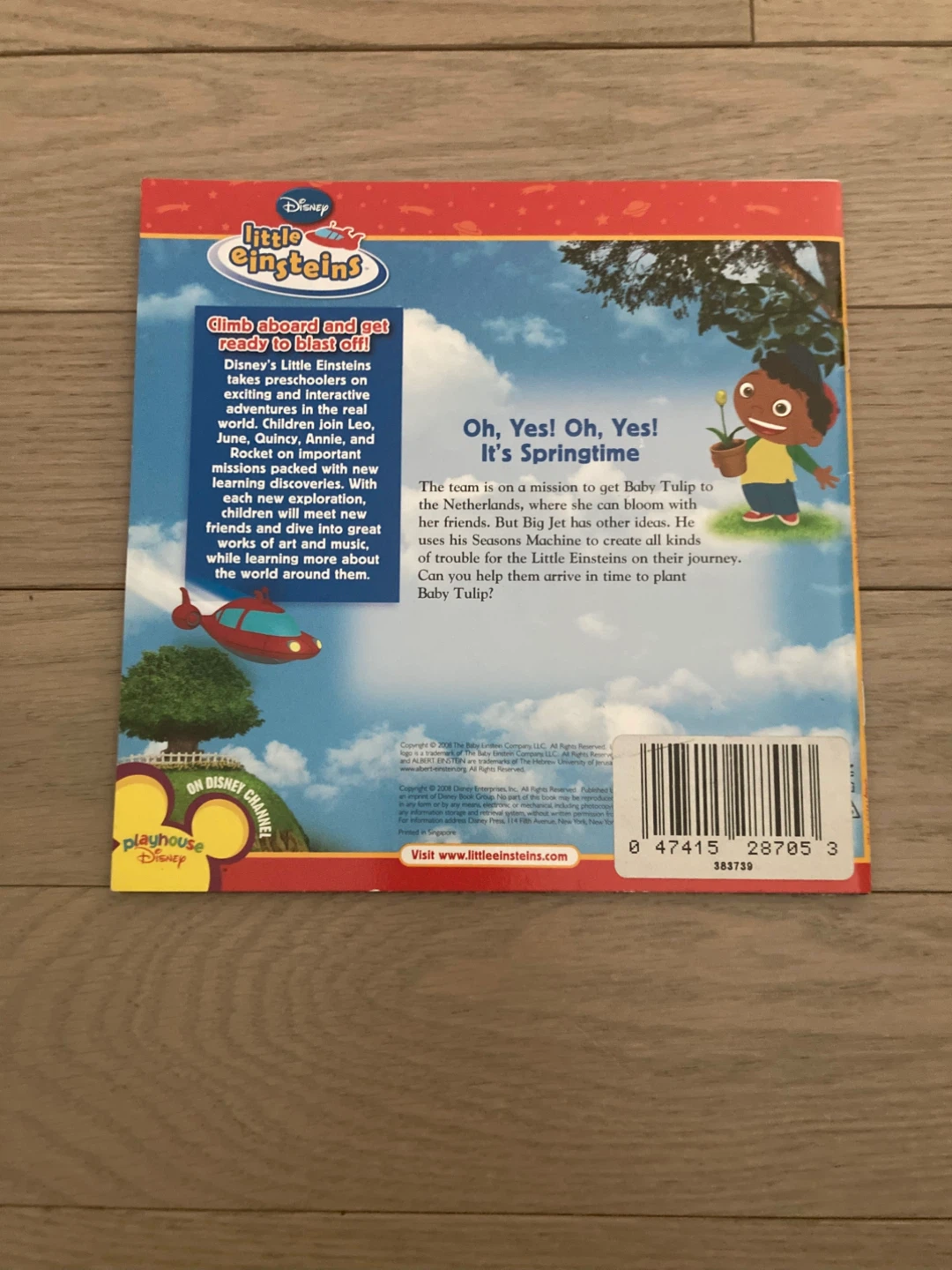🆓 Disney's Little Einsteins: It's Springtime Book - photo 2