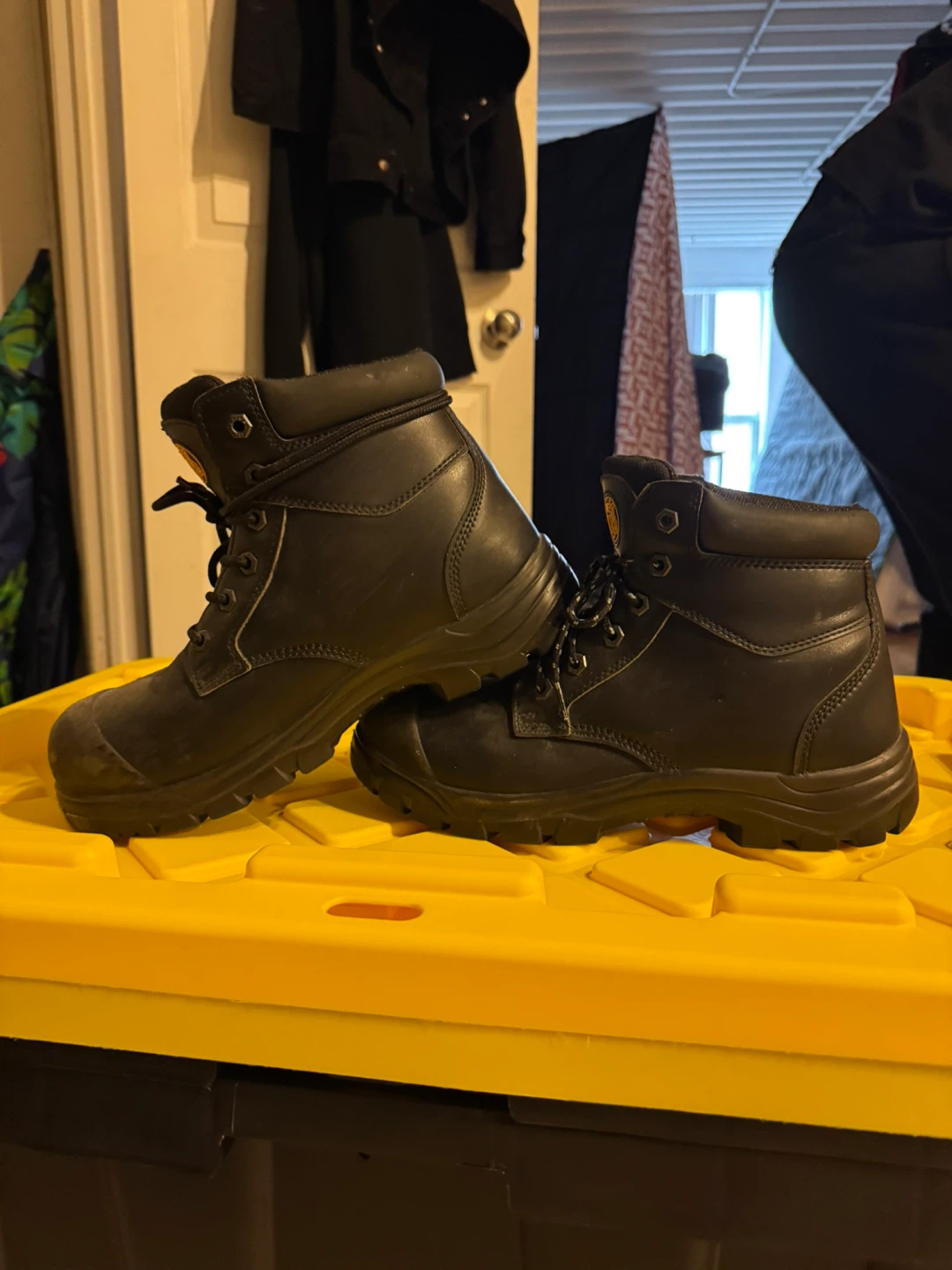 Tiger Work Boots Size 9.5 Black