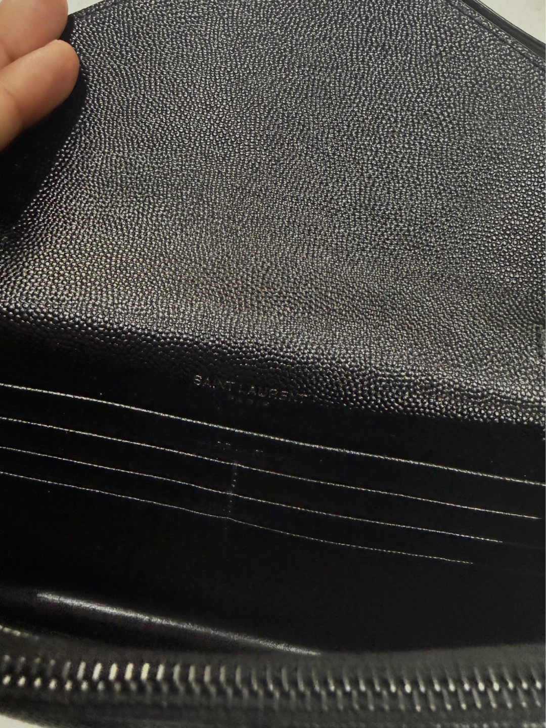 YSL Cassandre Envelope Chain Wallet Side bag - photo 4