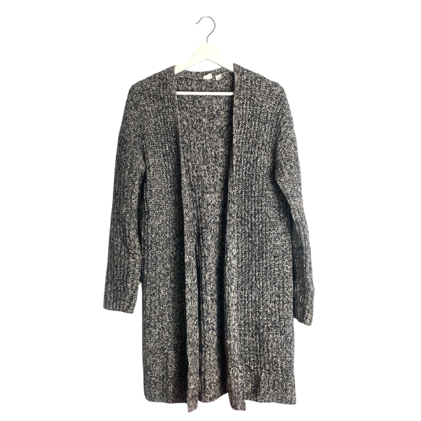 Gap Textured Knit Open Front Long Cardigan Size Small