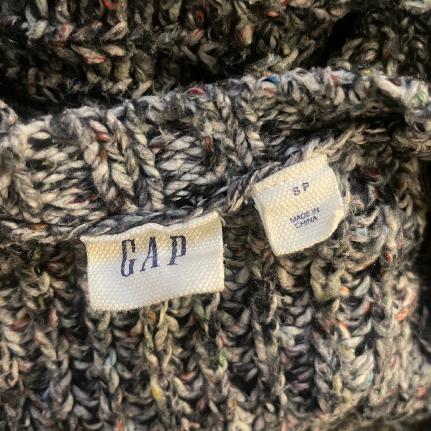 Gap Textured Knit Open Front Long Cardigan Size Small - photo 5