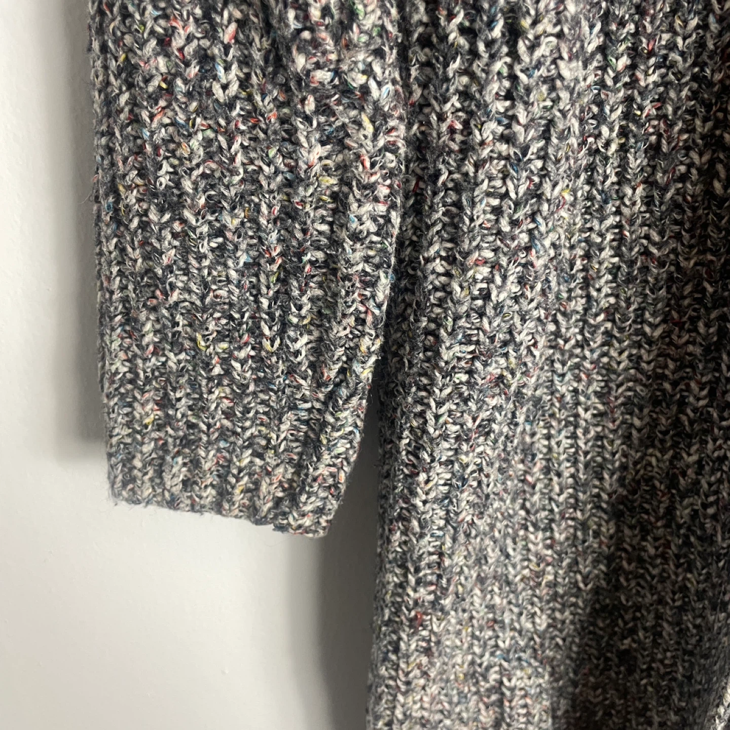 Gap Textured Knit Open Front Long Cardigan Size Small - photo 4