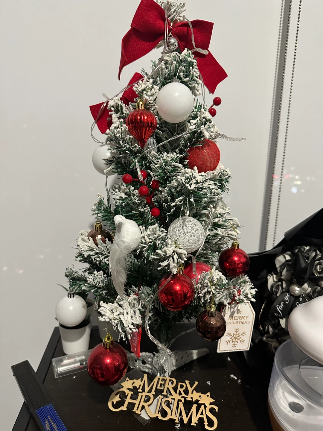 Small Christmas Tree with Ornaments