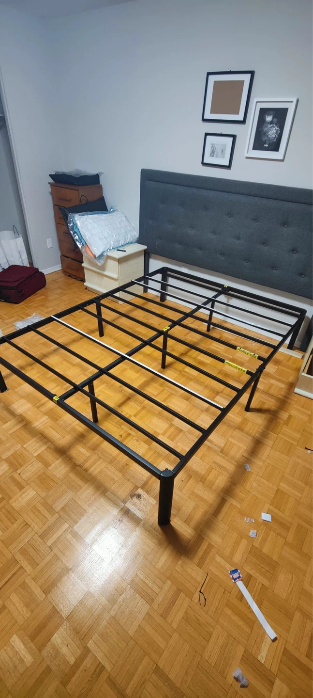 Metal Bed Frame - Queen Size
