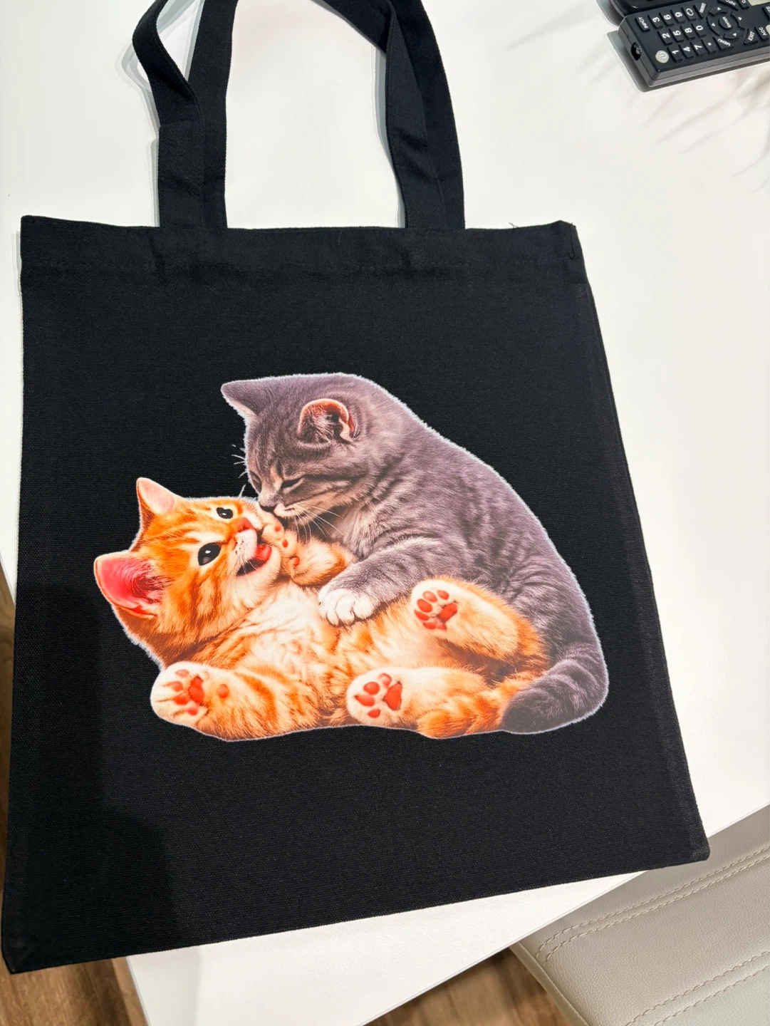 Ink & Stitch Black T-Shirt and Tote Graphic - photo 2