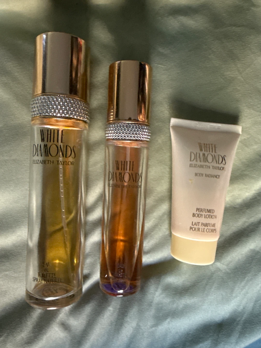 Elizabeth Taylor White Diamonds Perfume Lot