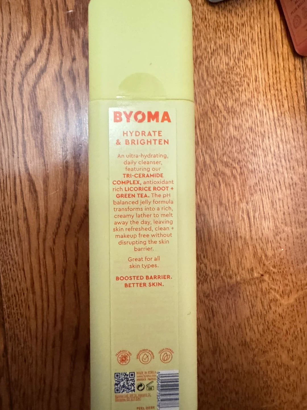 BYOMA Hydrate & Brighten Creamy Jelly Cleanser 175ml - photo 3