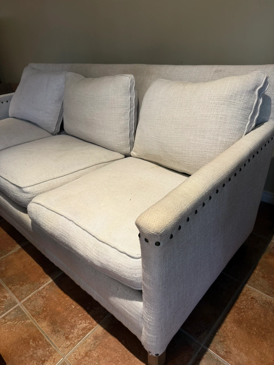 Crate & Barrel Sofa - Light Beige - photo 5