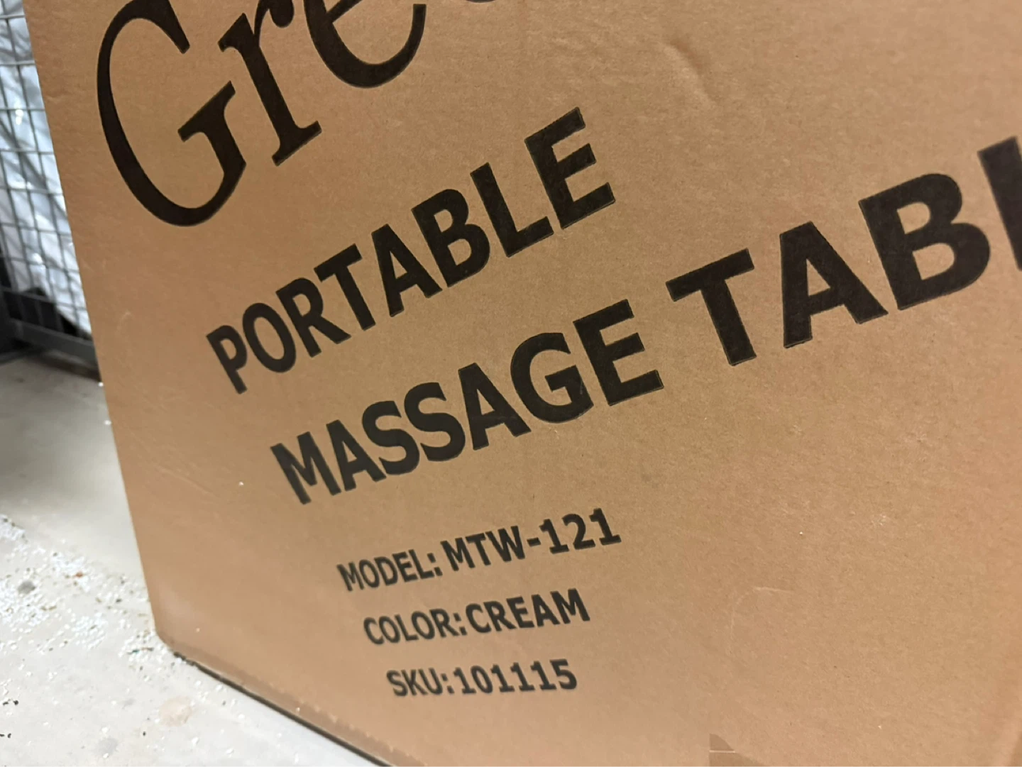 Greenlife Portable Massage Table MTW-121 Cream - photo 3