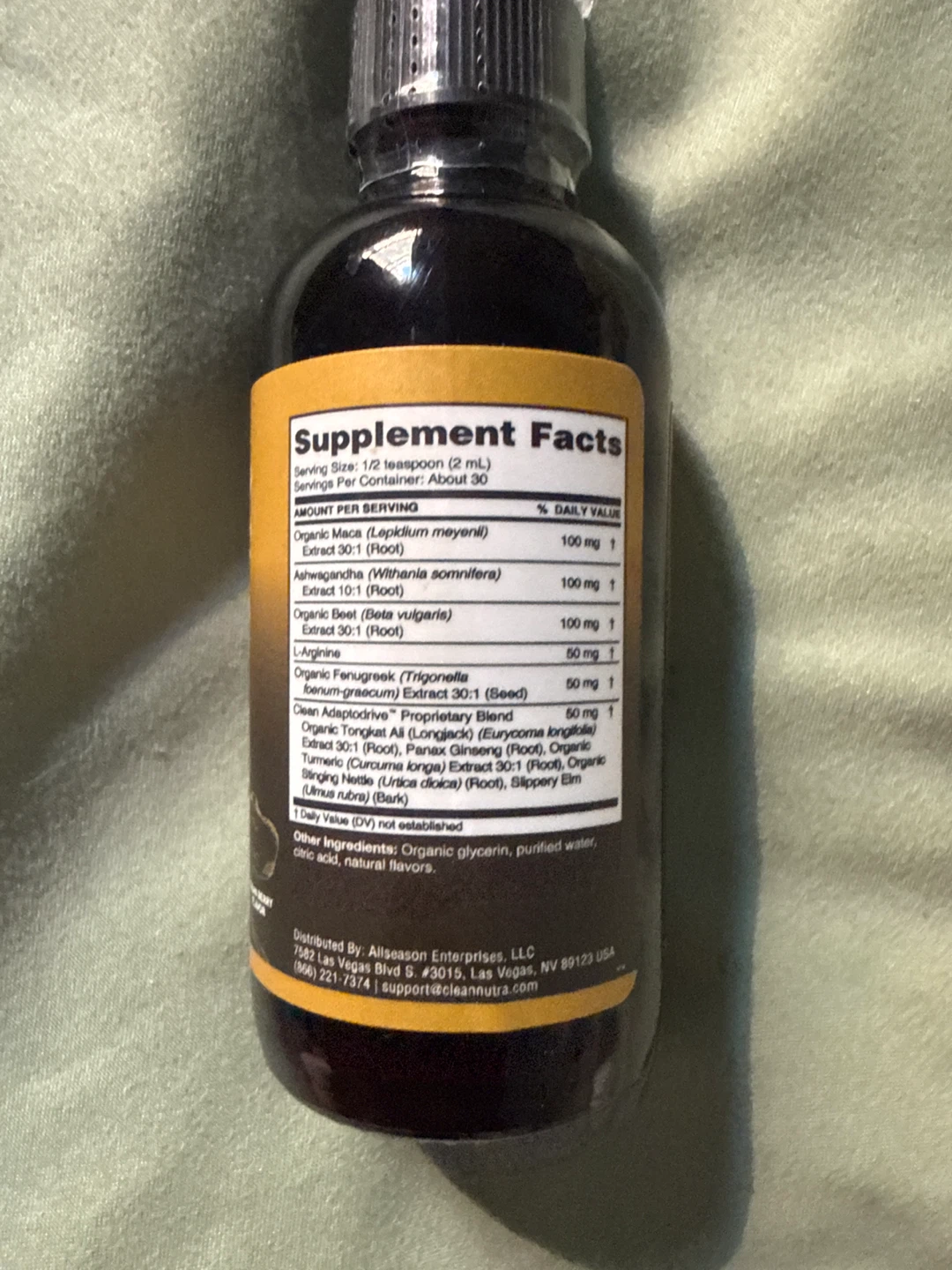 Clean Nutra Adaptogen Liquid Drops - photo 3