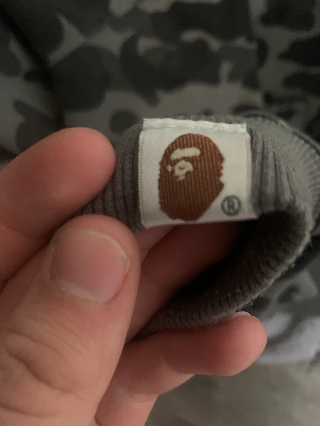 Large ABC Camo Bape Hoodie - photo 4