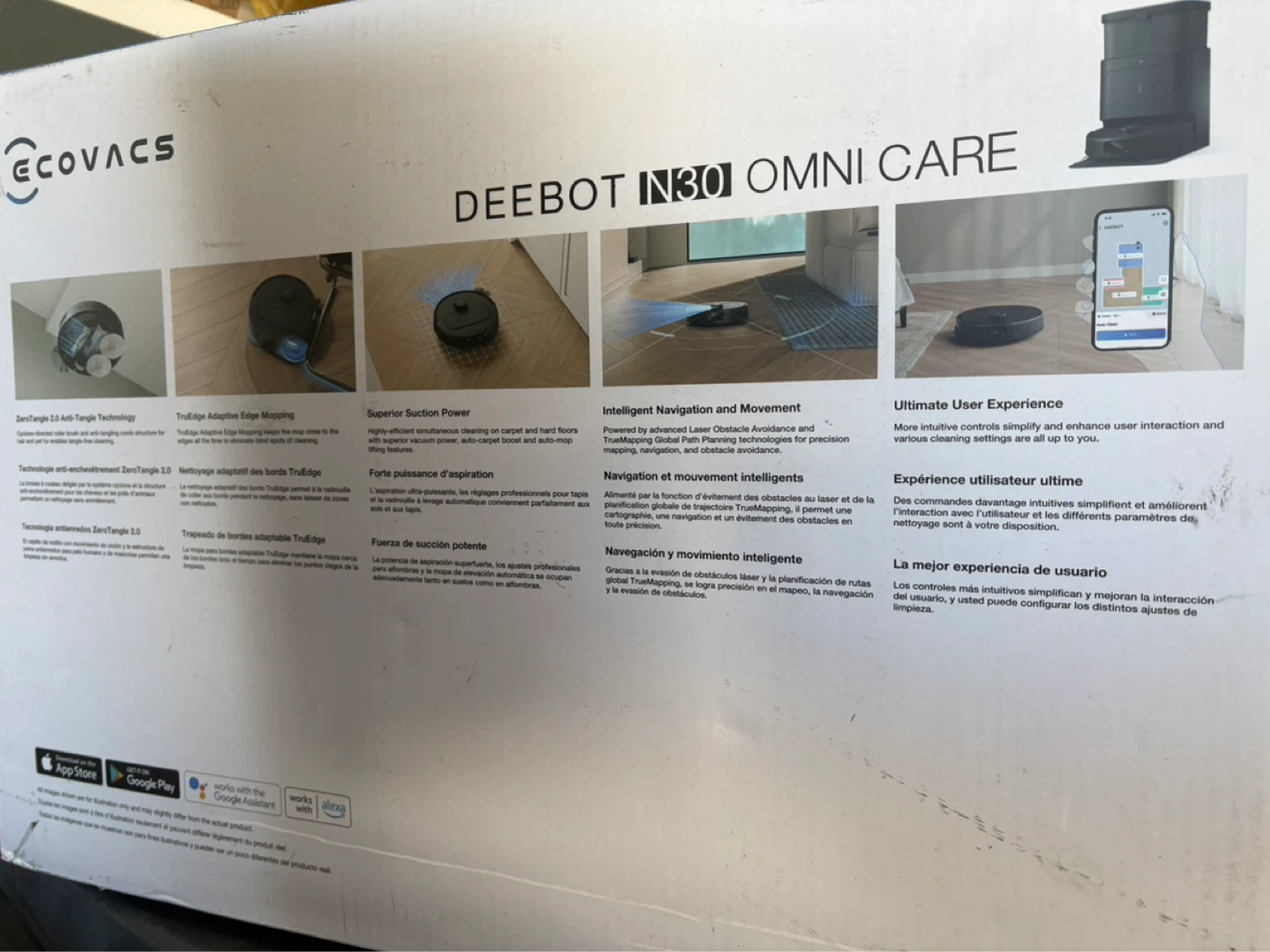 ECOVACS DEEBOT N30 OMNI CARE Robot Vacuum - photo 2