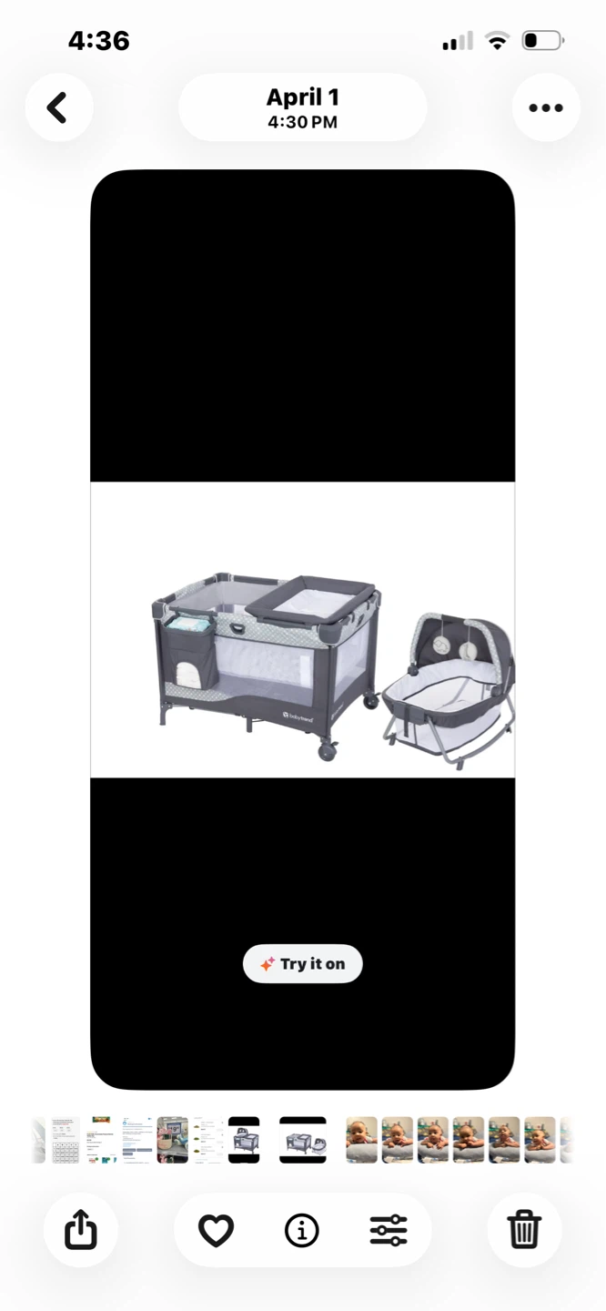 Only selling the small bassinet