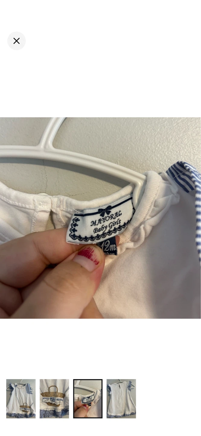 Mayoral Baby Girls Dress 12 Months - photo 3