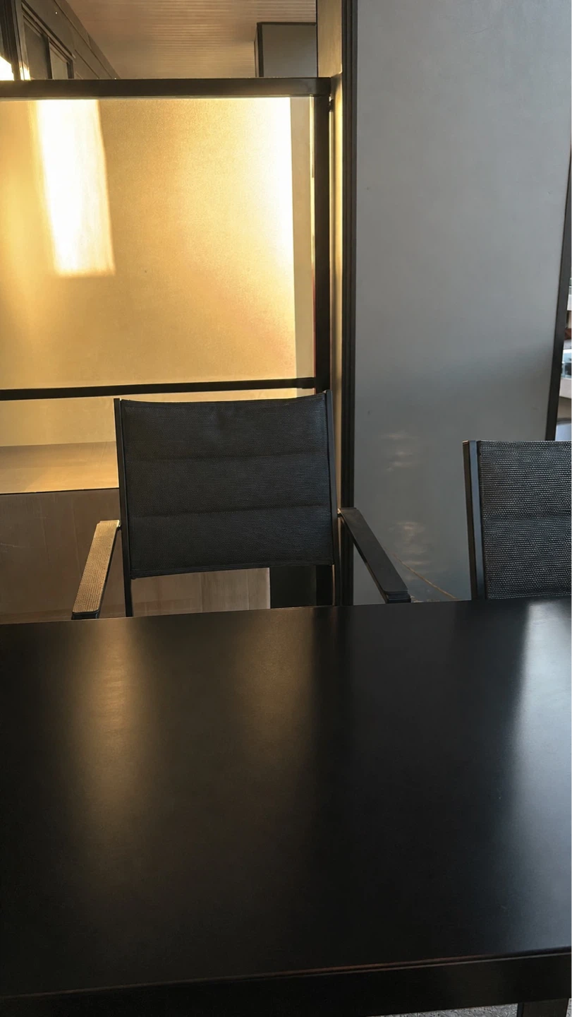 Black Outdoor Patio Set - Table and 4 Chairs - photo 2