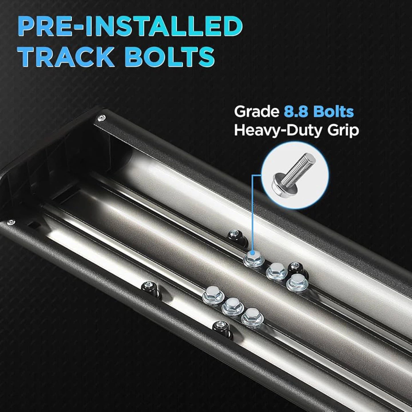 PZ Black/ Chrome Alloy Running Boards - Ford F150 - BN - photo 4
