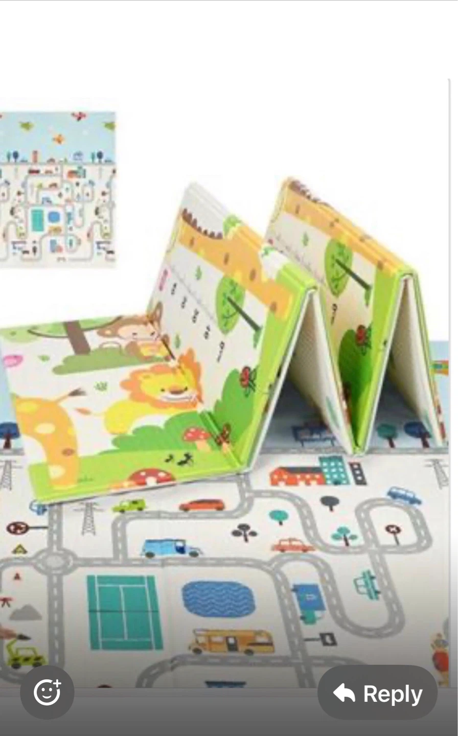 LIVING basics Play Mat 200cm BPA free reversible
